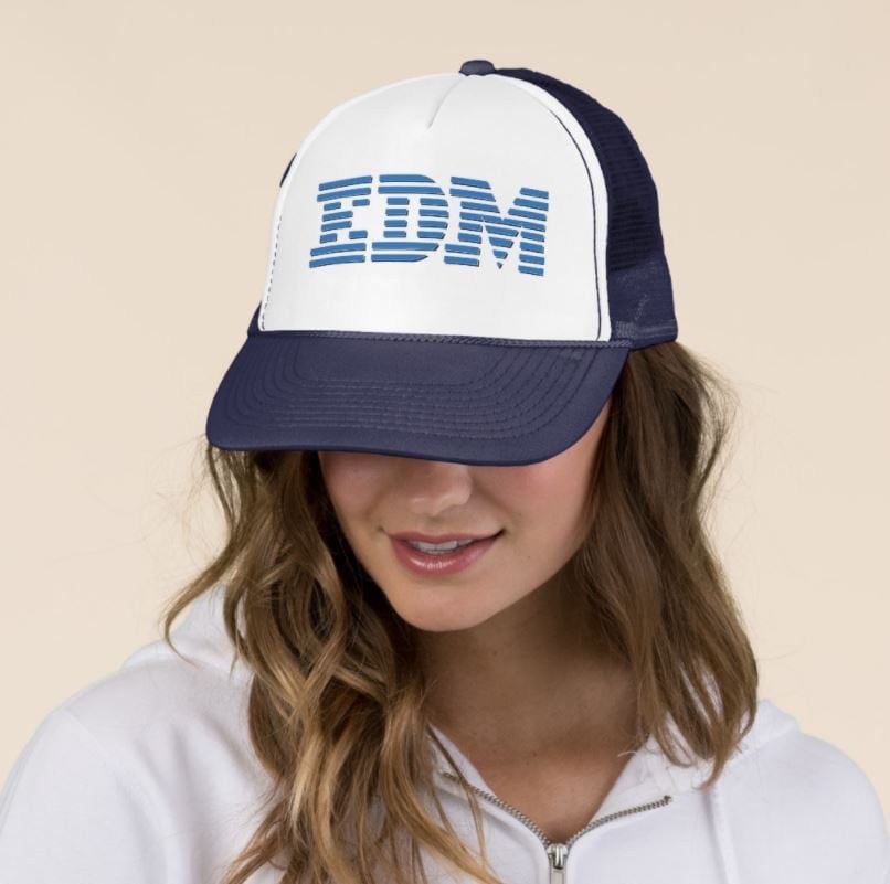 Get this EDM Trucker Hat at Zazzle now!