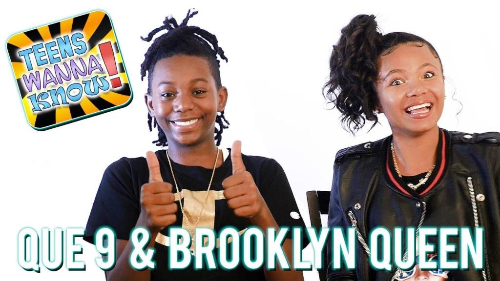 Que 9 and Brooklyn Queen Interview and Try Not to Laugh Challenge