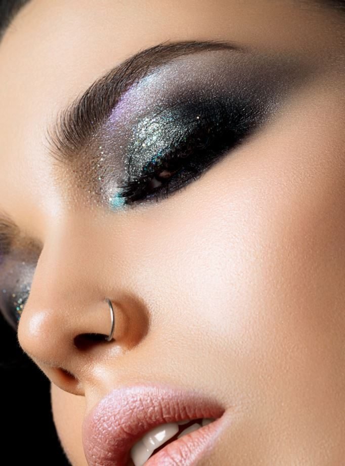 glitter eyeshadow