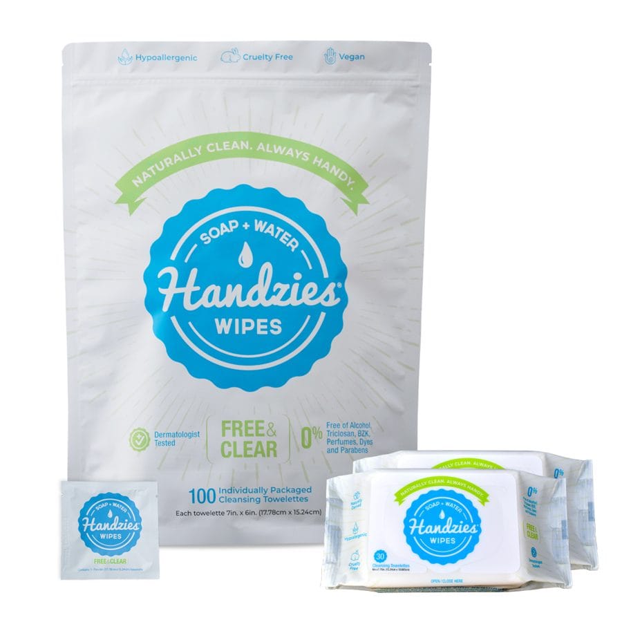 Handzies Soap + Water Wipes