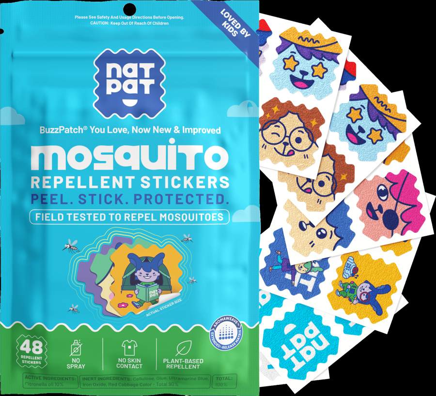 NATPAT BuzzPatch mosquito protection patches