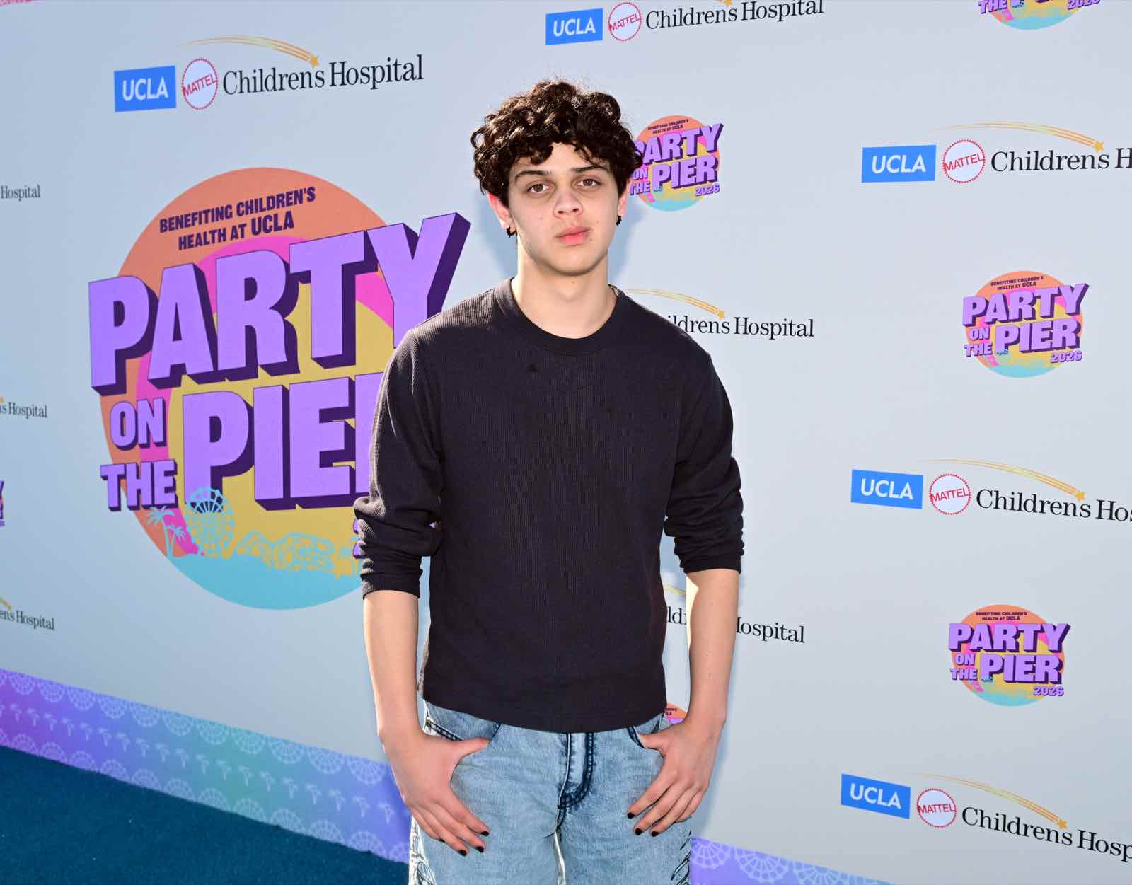 Isaac Ordonez at UCLA Mattel Children’s Hospital Party on the Pier