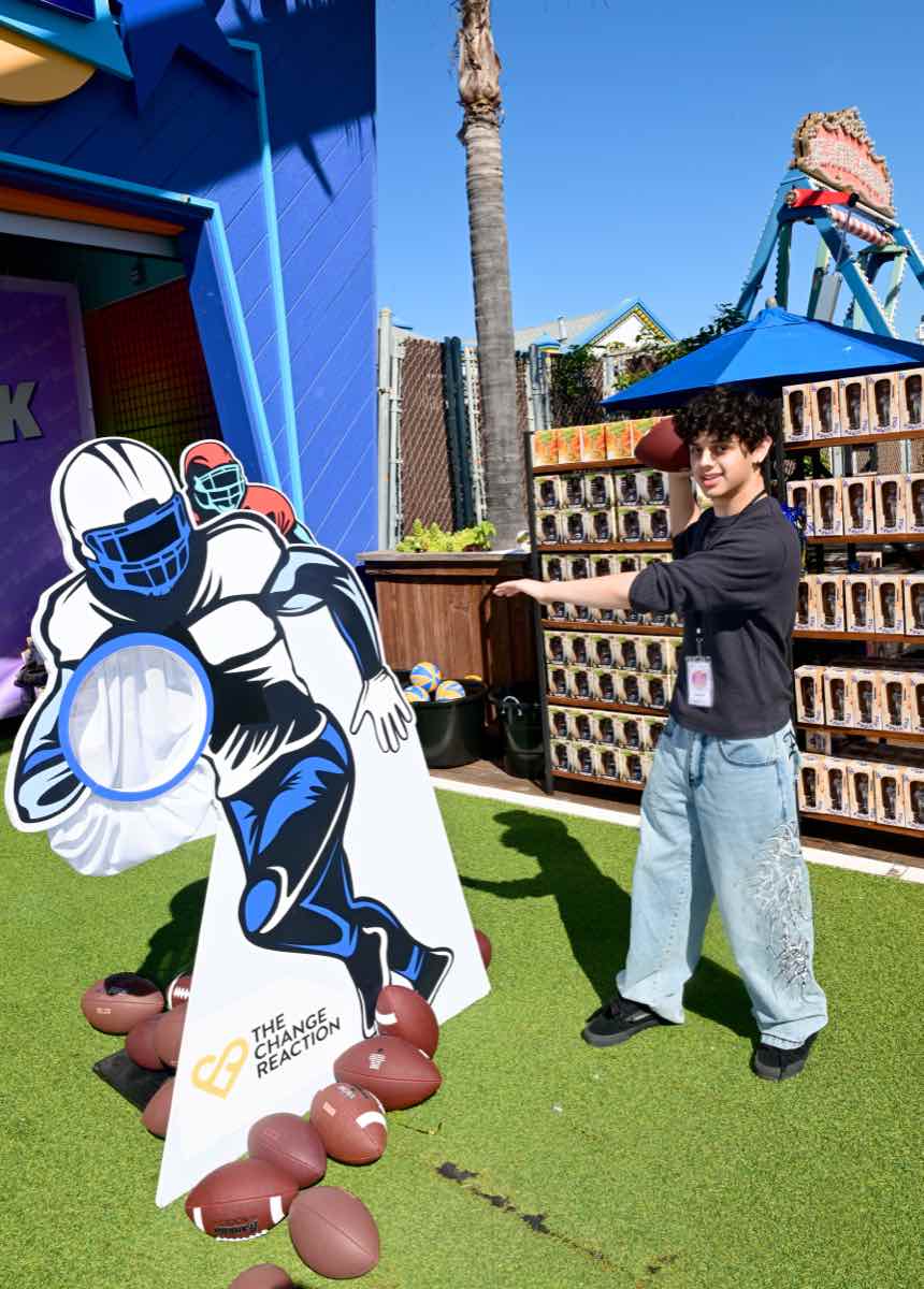 Isaac Ordonez attends UCLA Mattel Children’s Hospital Party on the Pier