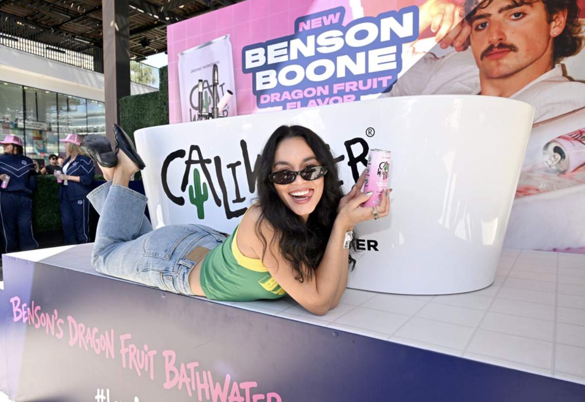 Vanessa Hudgens at the Caliwater Dragon Fruit launch.